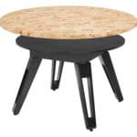 Convertible Burl Wood Dining and Poker Table with Storage