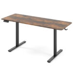 Adjustable Electric Standing Desk with Memory Settings and Hooks
