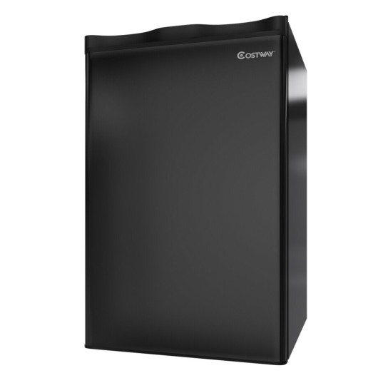 Compact Black Mini Fridge with Freezer and Adjustable Shelves - Image 3