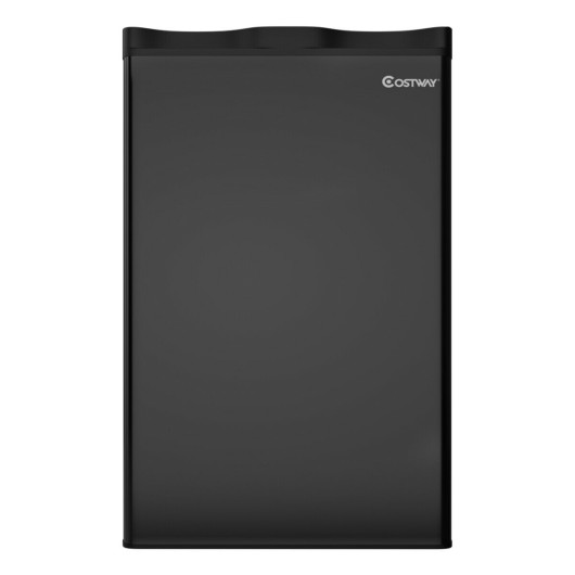 Compact Black Mini Fridge with Freezer and Adjustable Shelves - Image 4