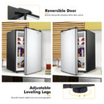 Compact 3.0 cu. ft. Upright Freezer with Stainless Steel Door