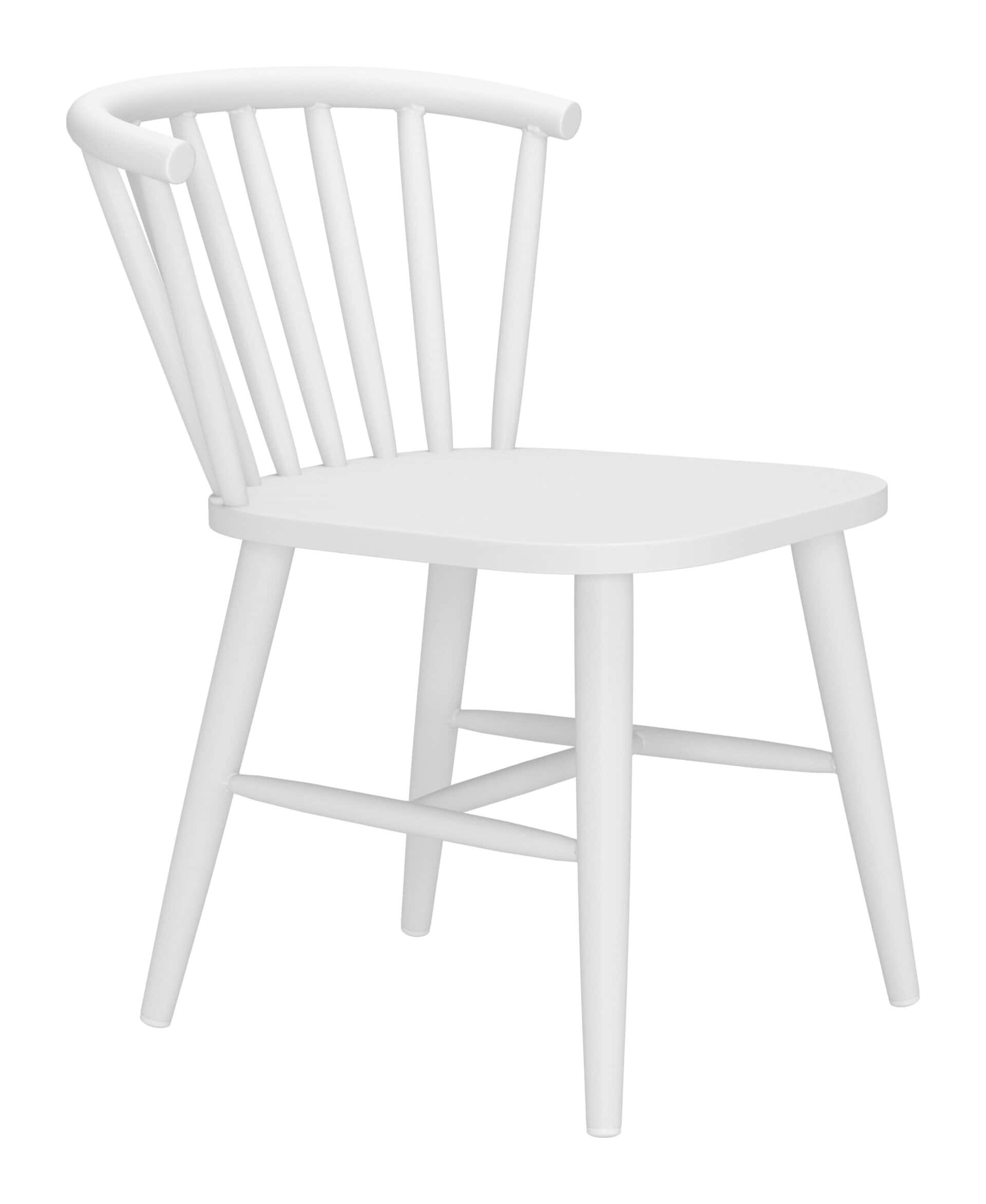 Modern White Powder Coated Aluminum Dining Chair for Indoor Outdoor