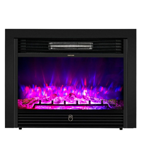 28.5 Inch Electric Fireplace with Adjustable Heat and Flame Colors
