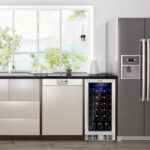 15 Inch Wine and Beverage Cooler with Temperature Memory