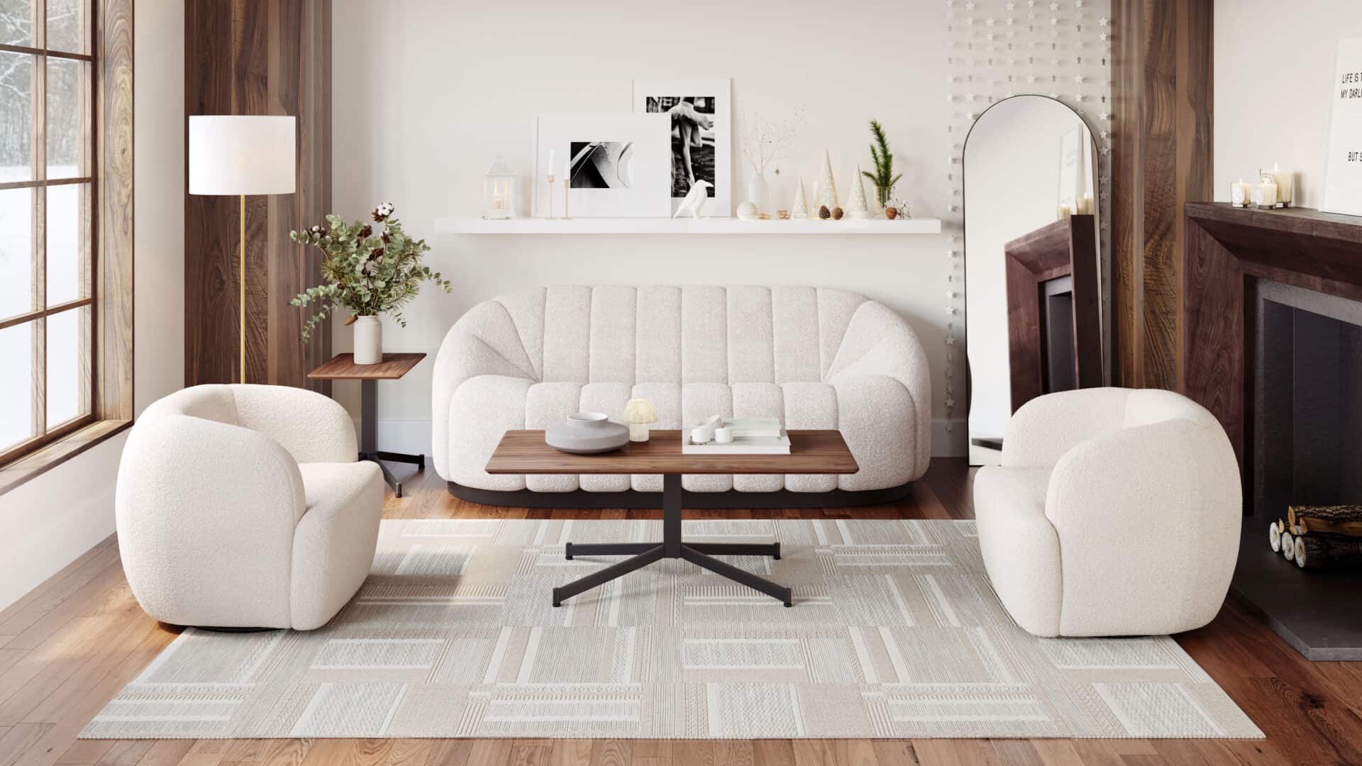 Adjustable Height Coffee Table with Laminate Top and Steel Base - Image 2