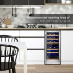Dual Zone 30-Bottle Wine Cooler with Temperature Memory - Silver