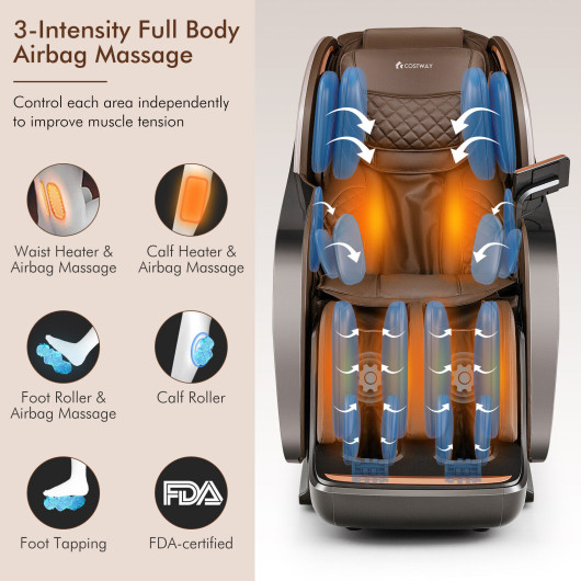 Zero Gravity Full Body Recliner with Heat and Thai Stretch