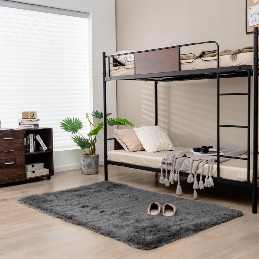 Modern Soft 4x6 Shag Rug with Anti-Slip Bottom - Image 2