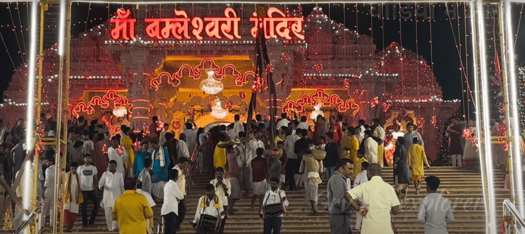 Navratri celebrations at Bambleshwari Temple Dongargarh