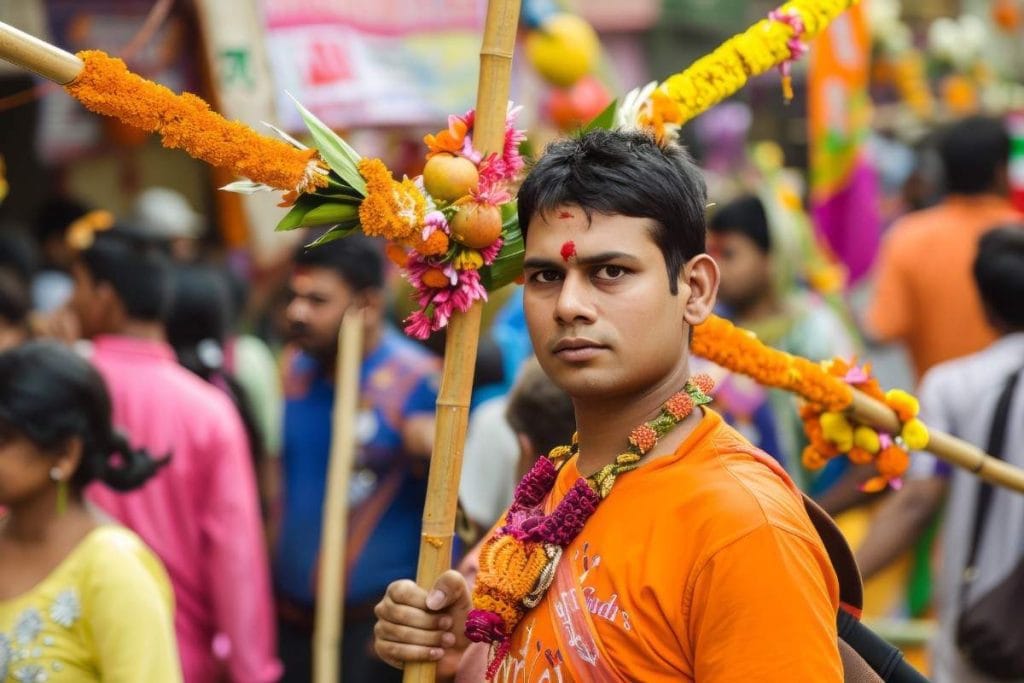 Tourists exploring Bastar Dussehra Festival Jagdalpur Chhattisgarh