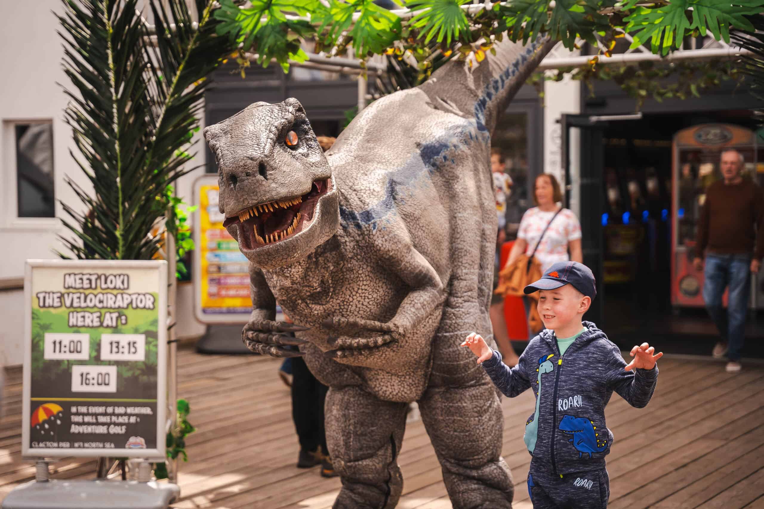 Roarsome half term coming up at pier