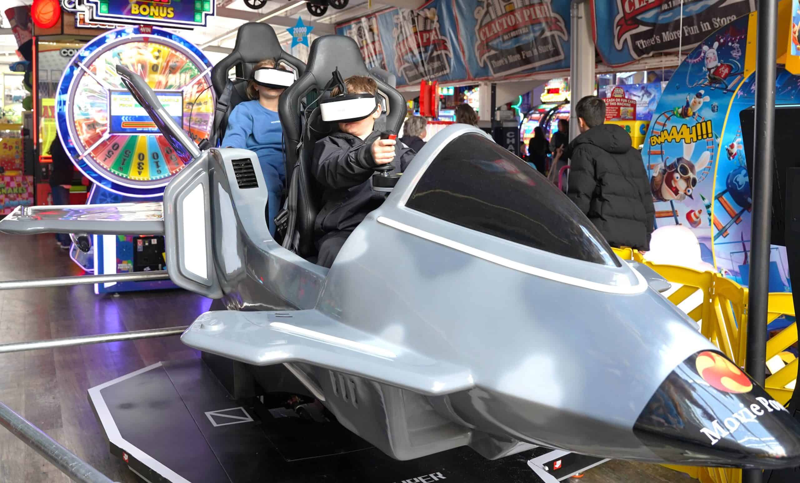 New state of the art arcade machines for pier