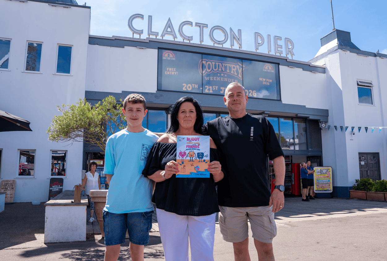 Children’s author features Clacton Pier in new book
