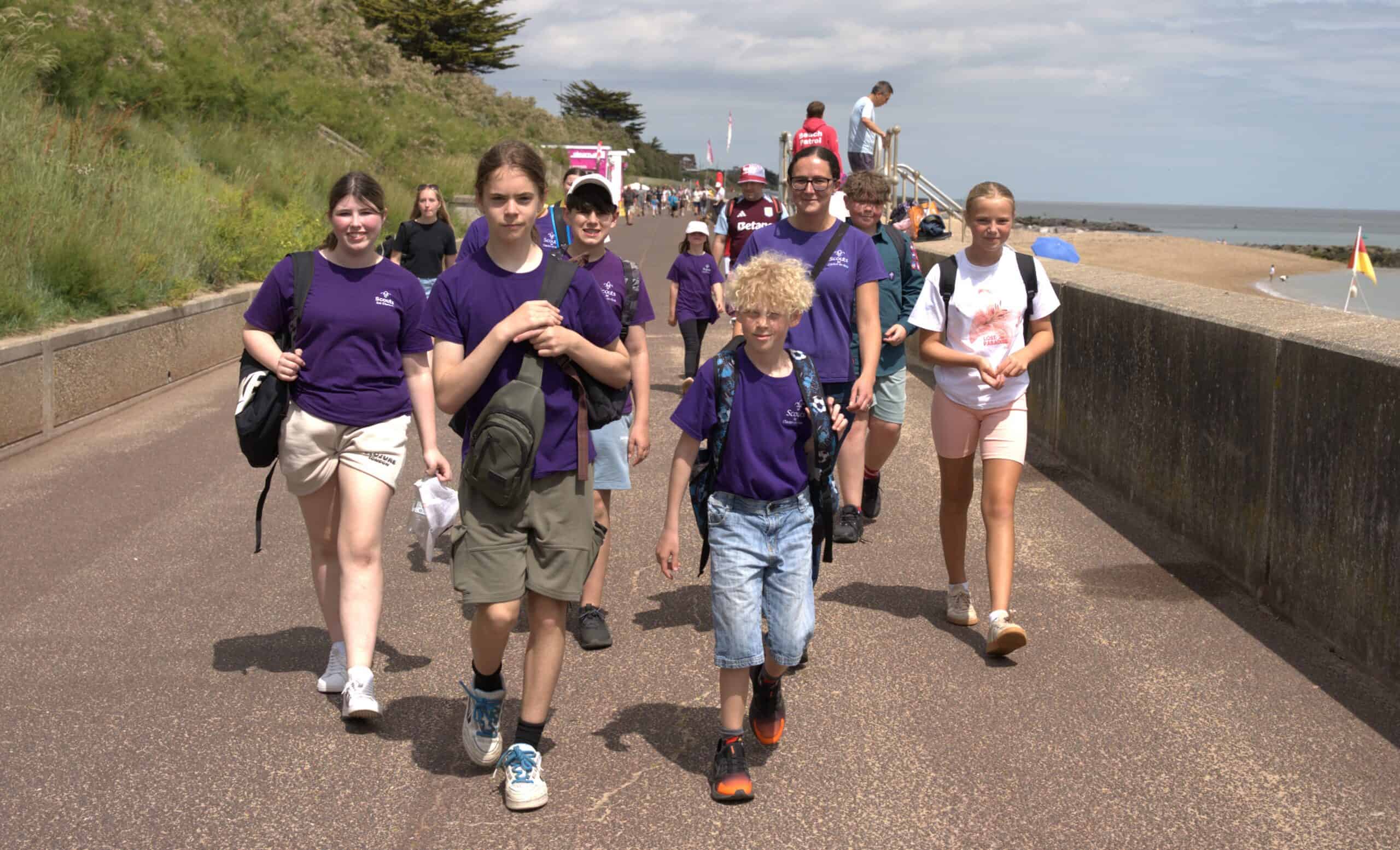 Scouts vital fundraiser supported by pier