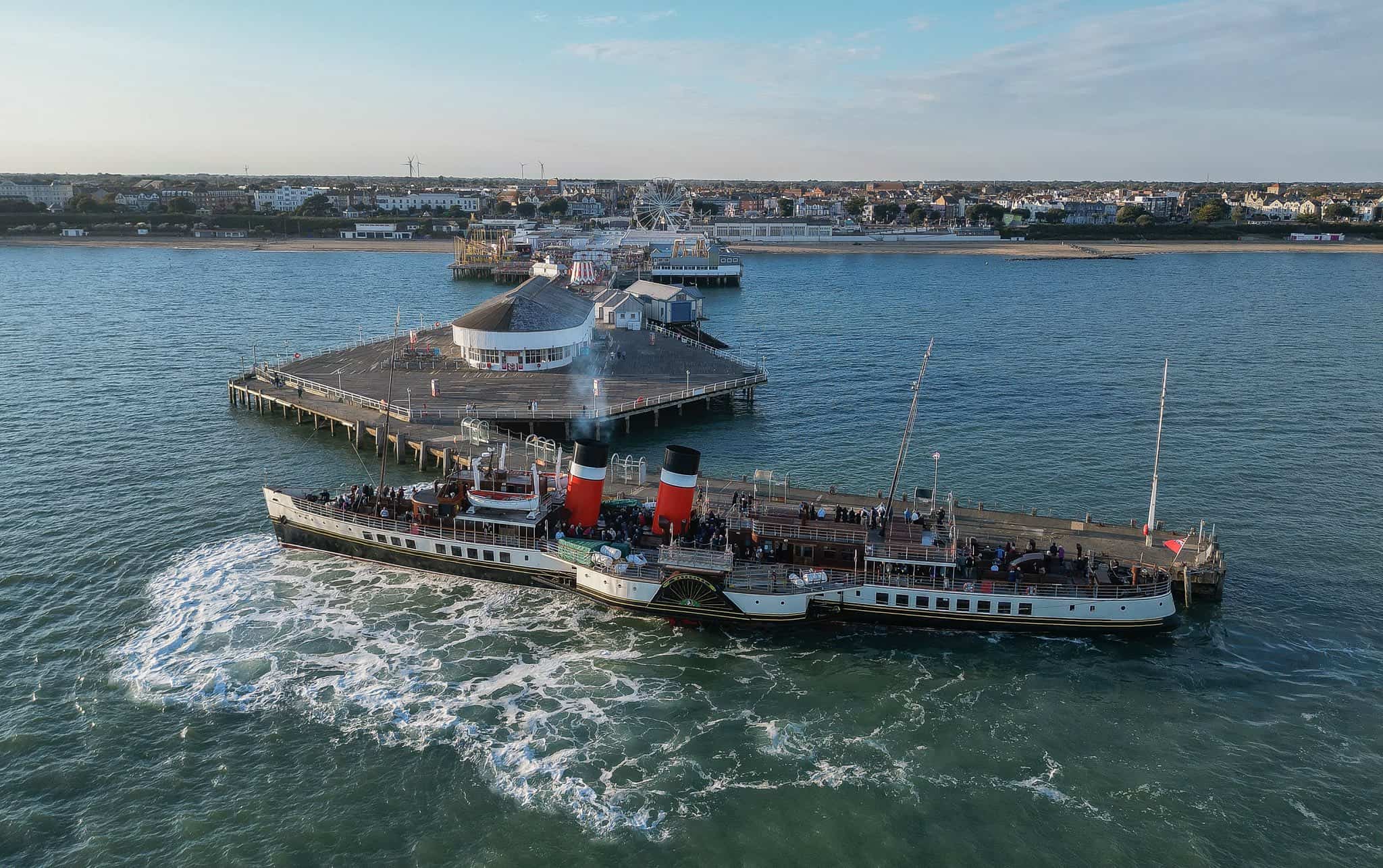 Historic vessel docking at pier this week