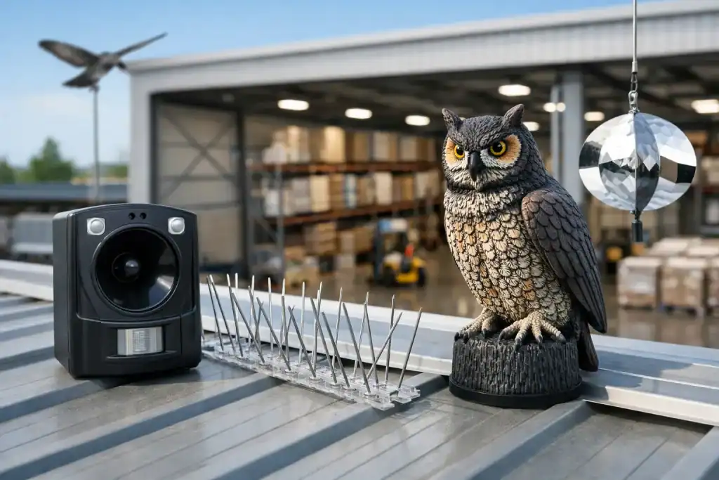 Best Bird Deterrents for Warehouses That Work
