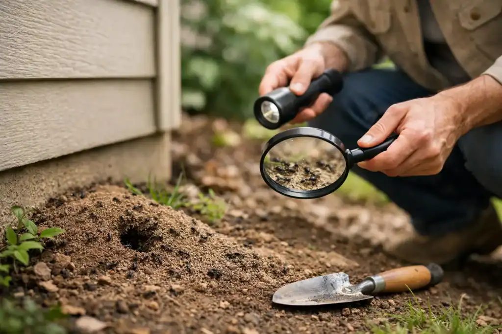 How to Find an Ant Nest Around Your Home