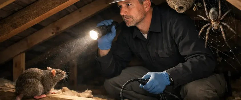 Roof Cavity Pest Inspection: What It Finds