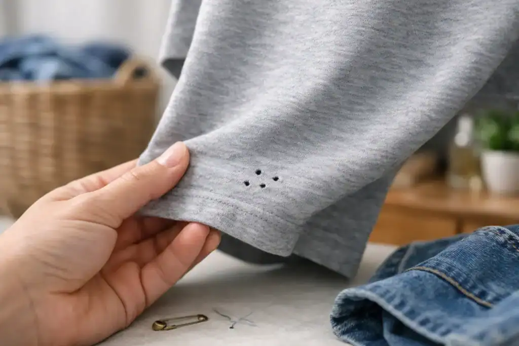 Why Are There Tiny Holes in My Clothes? Clothes Moths, Carpet Beetles or Something Else?