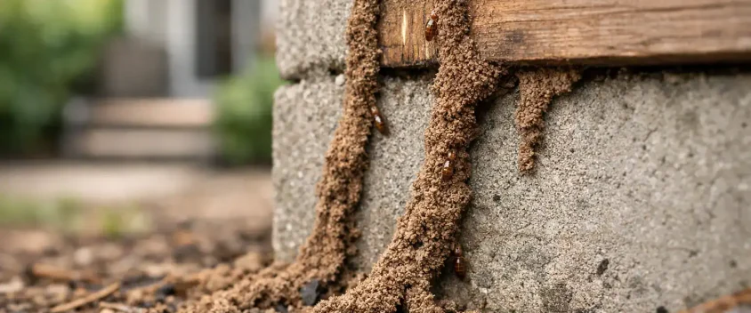 How to Spot Termite Mud Tubes Around Your Home