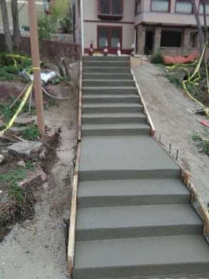 Concrete steps and stairs installation Colorado Springs - safe outdoor access