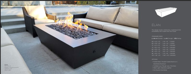 Concrete fire pits Colorado Springs - custom outdoor fire features