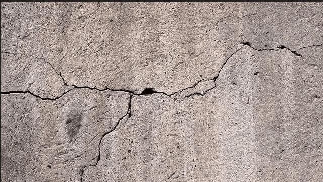 Cracked concrete driveway Colorado Springs