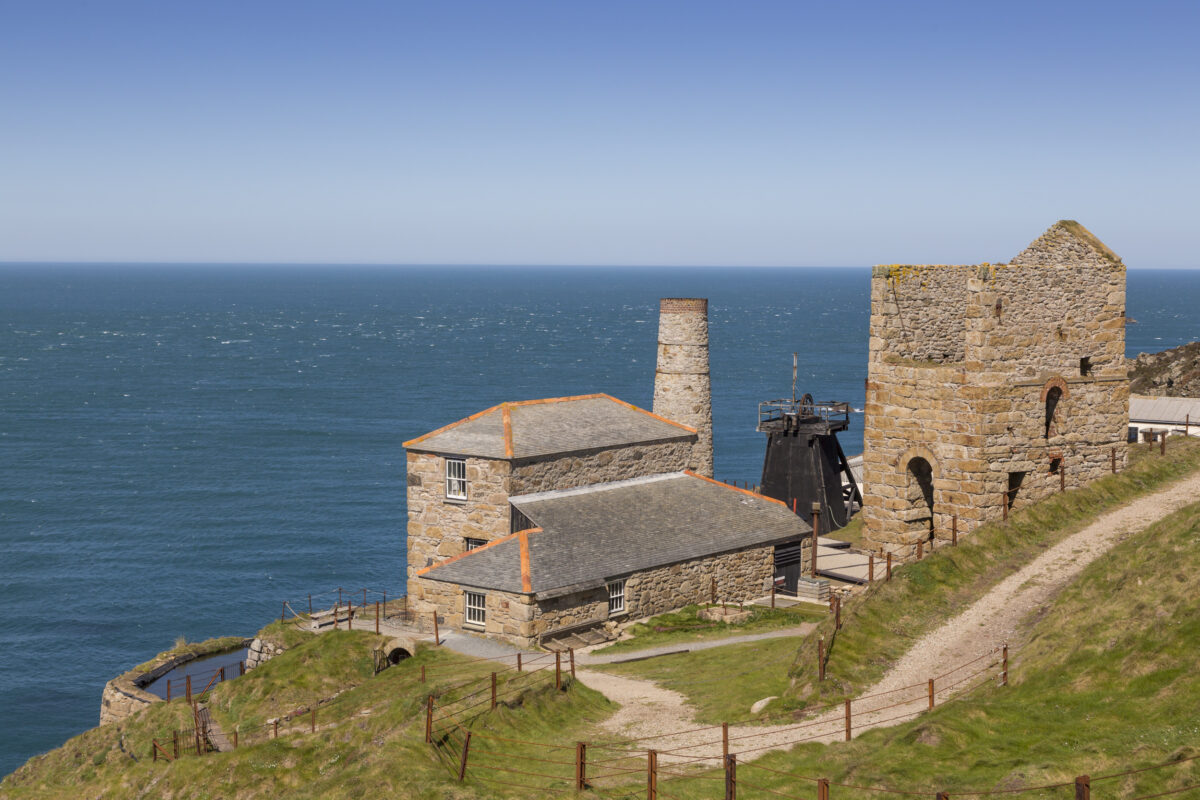 Levant Mine and Beam Engine, Cornwall. High on the cliffs overlooking the Atlantic, Levant was one of Cornwall's champion mines for over 100 years. ©National Trust Images Chris Lacey