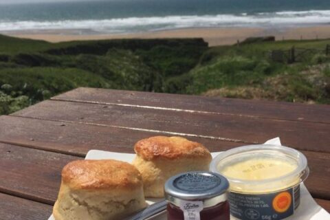 cream tea sandymouth