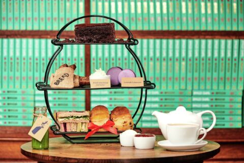 Matilda afternoon tea, Fowey Hall