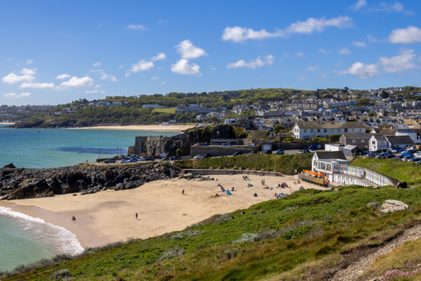View of Porthgwidden beach at St Ives, Cornwall. Shutterstock, Philip Bird