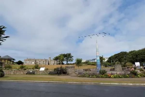 Bude Castle and Bude Light