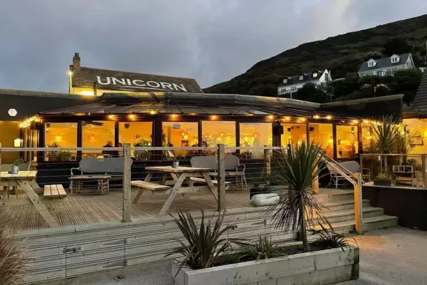 Unicorn on the Beach