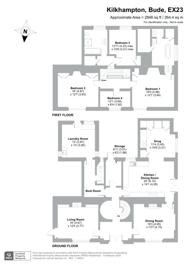 Floor plan for The Old Rectory
