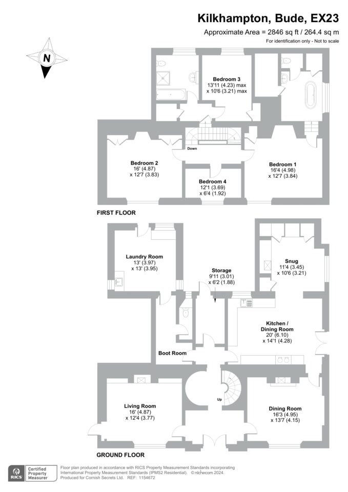 Floor plan for The Old Rectory