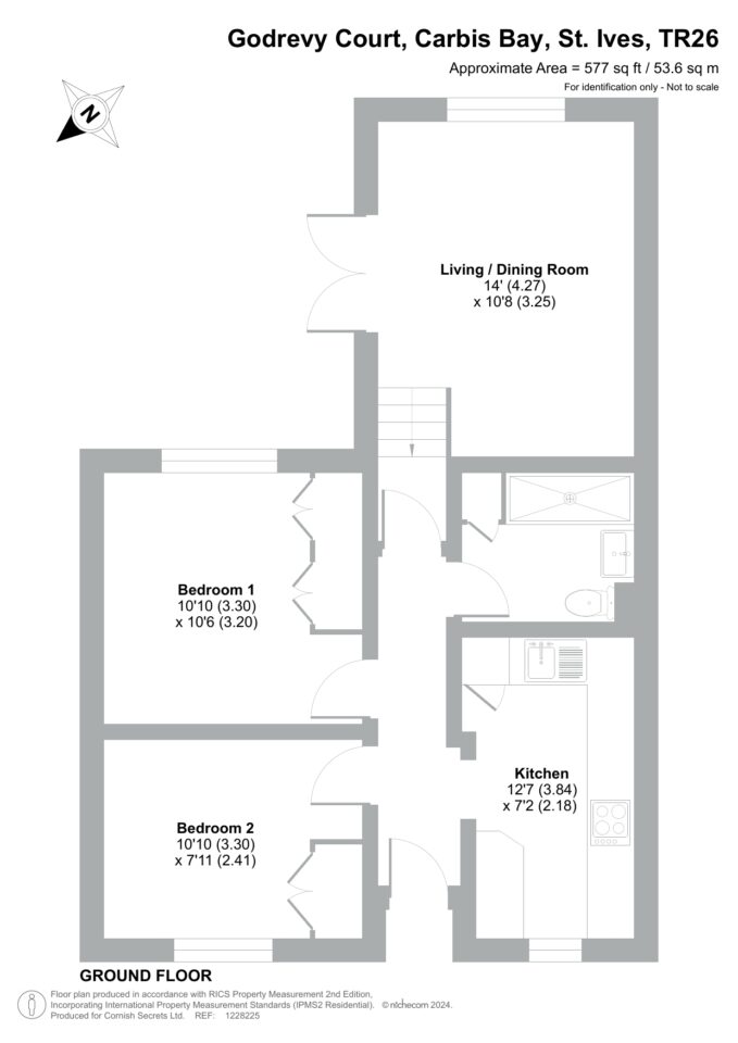 Floor plan for Owl’s Nest