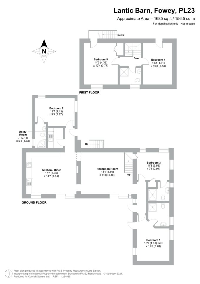 Floor plan for Lantic Barn
