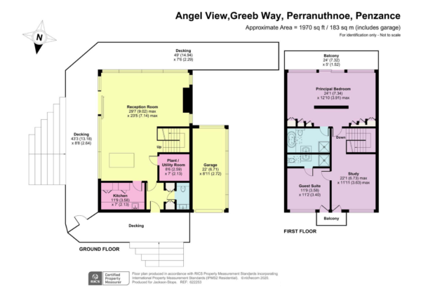 Floor plan for Angel View