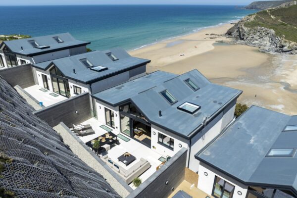 Stylish coastal cottages overlooking Cornwall’s beautiful sandy beaches, perfect for holidays.