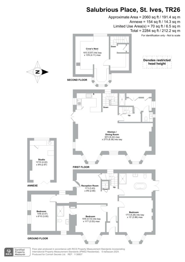 Floor plan for Salubrious House