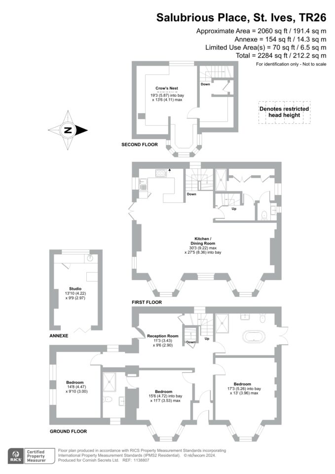 Floor plan for Salubrious House