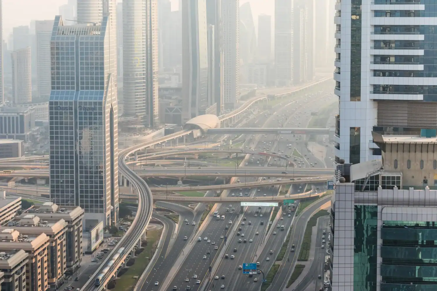 Modern infrastructure and highways in Saudi Arabia