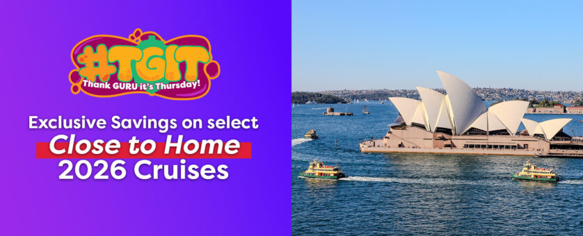 Thank Guru It's Thursday - Great Discounts on Close to Home 2026 Cruises