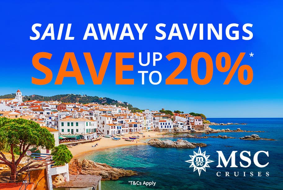 MSC Sail Away Savings - Save Up to 20%