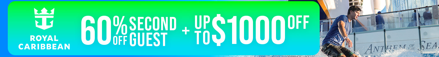 Up to 60% Off 2nd Guest + bonus savings