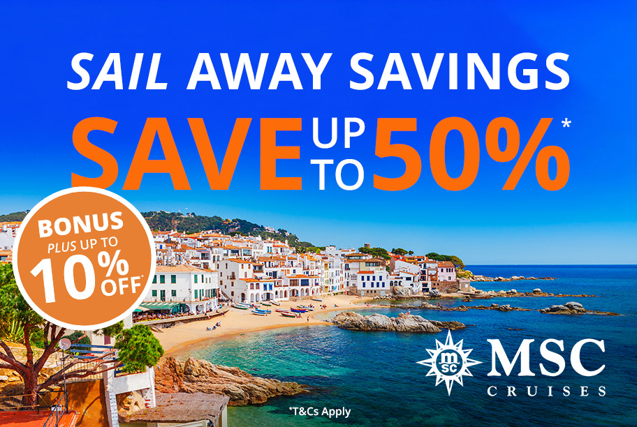 MSC Sail Away Savings
