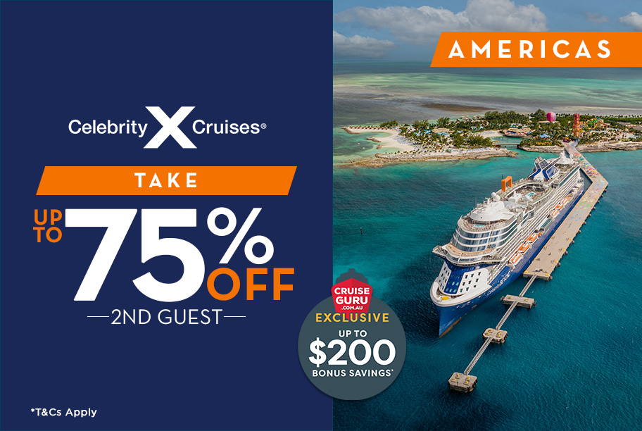 Celebrity Save up to 75% + Up to $200 in bonus savings
