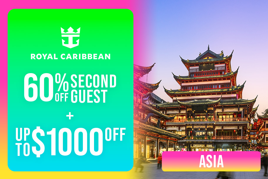 Royal Caribbean - Save 60% + Up to $1000 Off