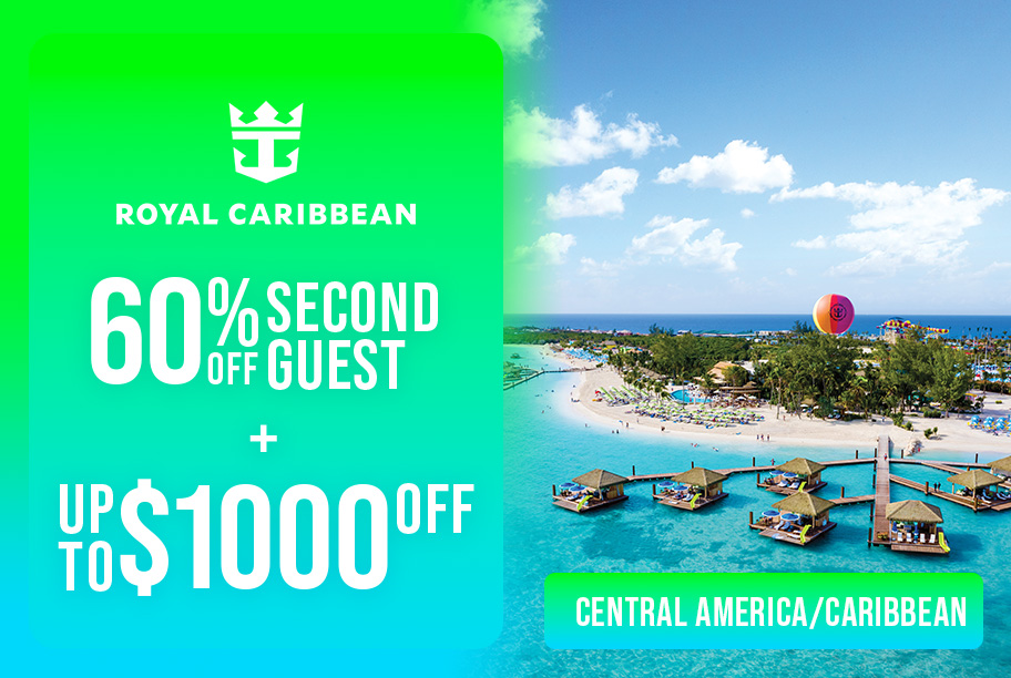 Royal Caribbean - Save 60% + Up to $1000 Off