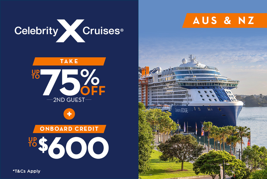 Save Up to 75% + Up to $600 Onboard Credit*